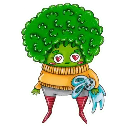 Little Broccoli sticker 7