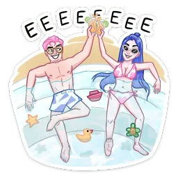 Бабл и Гам sticker 11