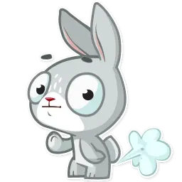Boo the Bunny sticker 4