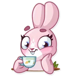 Bunny Rosy Telegram sticker pack