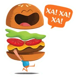 Burger @stickergo Telegram sticker pack
