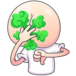 Попоголовый sticker 4