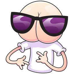 Попоголовый sticker 7