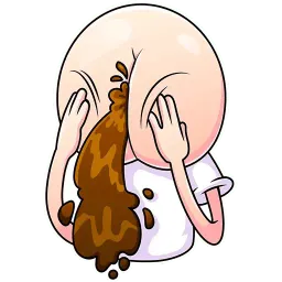 Попоголовый sticker 10