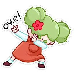 Кактусина Эделия Исламова Telegram sticker pack