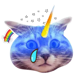 ✨ Котики-единороги @lennysticker Telegram sticker pack
