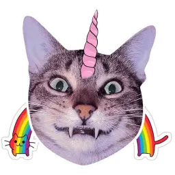 ✨ Котики-единороги @lennysticker sticker 12