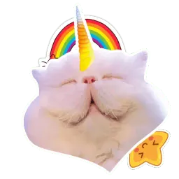 ✨ Котики-единороги @lennysticker sticker 6