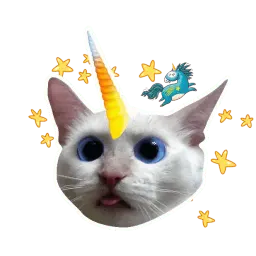 ✨ Котики-единороги @lennysticker sticker 8