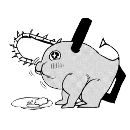 Chainsaw Man catharsis/stickers sticker 2