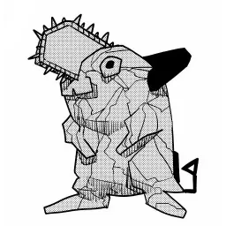 Chainsaw Man catharsis/stickers sticker 4