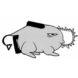 Chainsaw Man catharsis/stickers sticker 5