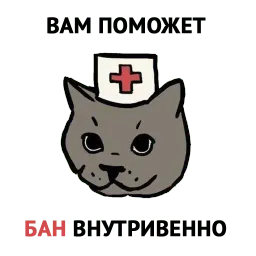 Котики от @MedMary sticker 4