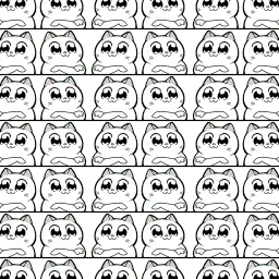 Catting cat sticker 11