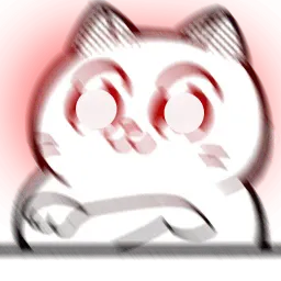 Catting cat sticker 5