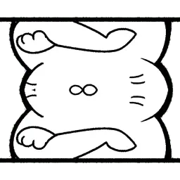 Catting cat sticker 9