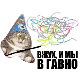 Кот вжух sticker 9