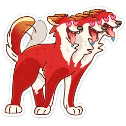Цербер Анастасия Север sticker 10