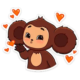 Чебурашка в кино sticker 10