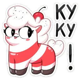 Вишнёвое Мороженко Telegram sticker pack