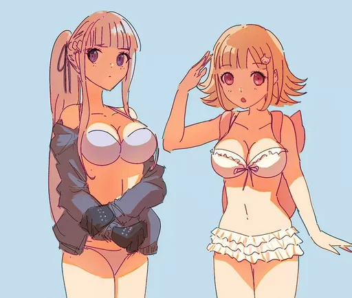 Chiaki Nanami-Swimsuit @BigRedRidingHood sticker 10