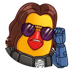 Цыплята Бургер Кинг sticker 2