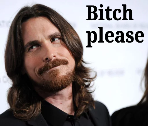 Christian bale sticker 5