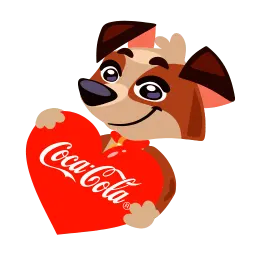 Футбол с Coca-Cola sticker 3