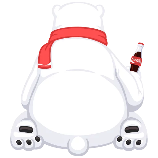 Coca-Cola New Year sticker 7