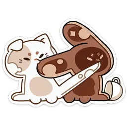 Сливкис и Кофик Алсу Пейчай sticker 4