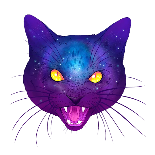 Cosmic Cats Telegram sticker pack