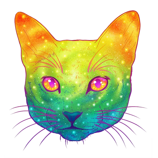 Cosmic Cats sticker 2