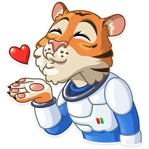 Cosmic Tiger sticker 2