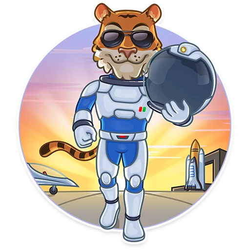 Cosmic Tiger sticker 11