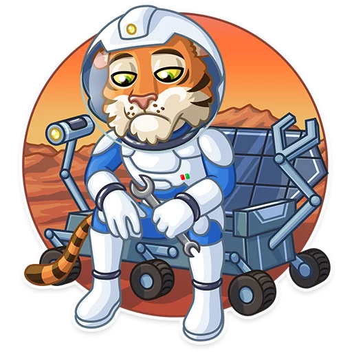 Cosmic Tiger sticker 12