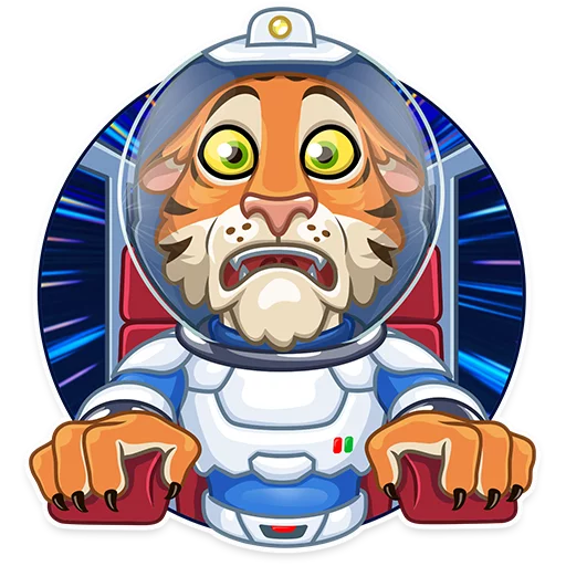 Cosmic Tiger sticker 4