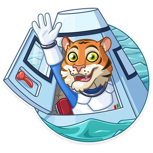 Cosmic Tiger sticker 5