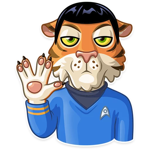 Cosmic Tiger sticker 6