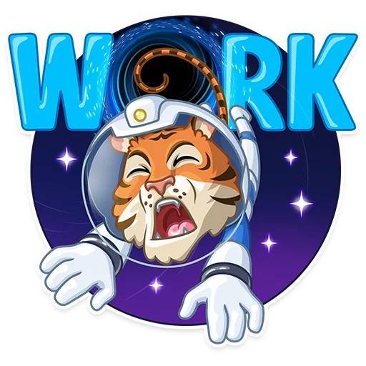 Cosmic Tiger sticker 8