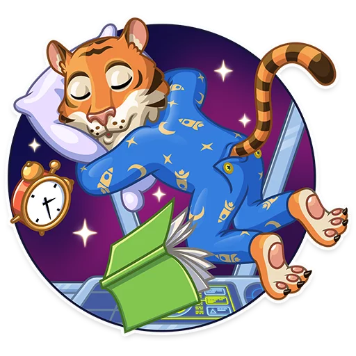 Cosmic Tiger sticker 10