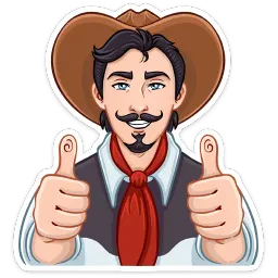 Ковбой Клинт Владислав Чугреев sticker 12