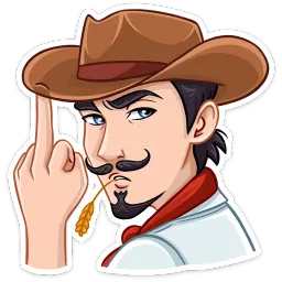 Ковбой Клинт Владислав Чугреев sticker 8