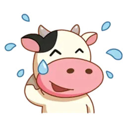 Momo Cow sticker 3