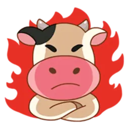 Momo Cow sticker 7