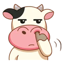 Momo Cow sticker 8