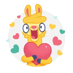 CRAZY LLAMA Telegram sticker pack