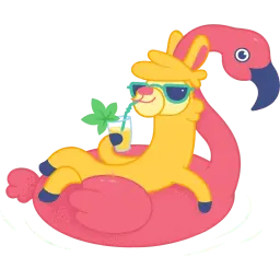 CRAZY LLAMA sticker 11