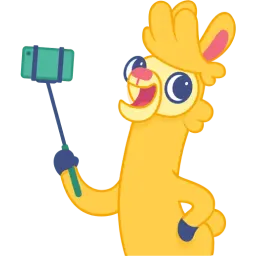 CRAZY LLAMA sticker 5