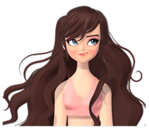 Crazy Ruby Sexy girl sticker 2