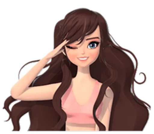 Crazy Ruby Sexy girl sticker 11